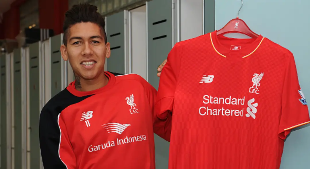 Pics: Firmino’s first training session
