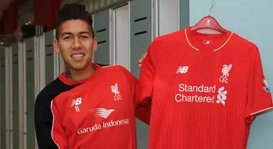 Pics: Firmino’s first training session
