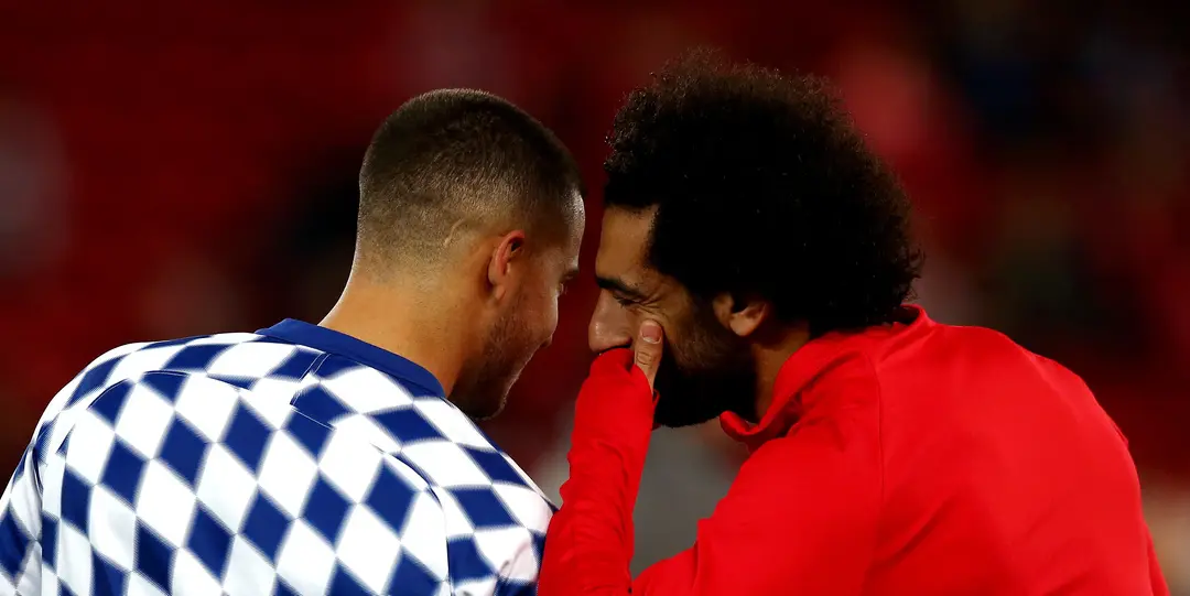 Hazard admits he wants to reach Salah’s level