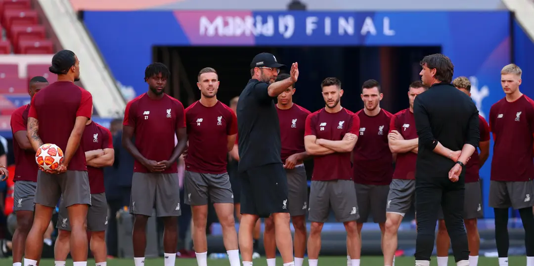Gallery: Liverpool train in Madrid ahead of Tottenham clash