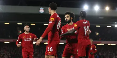 Liverpool match Man United’s treble-winners’ victory tally in February