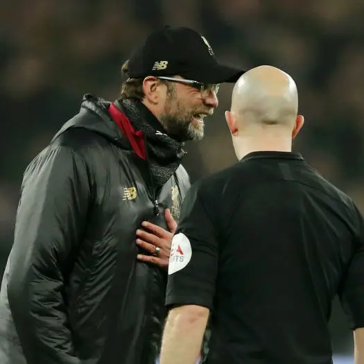 Jurgen Klopp thinks referee was deliberately making up for obvious error