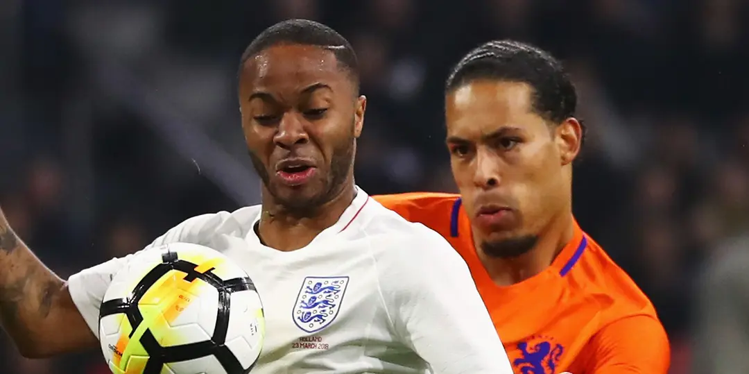 These Liverpool fans react as Sterling congratulates Van Dijk on award win