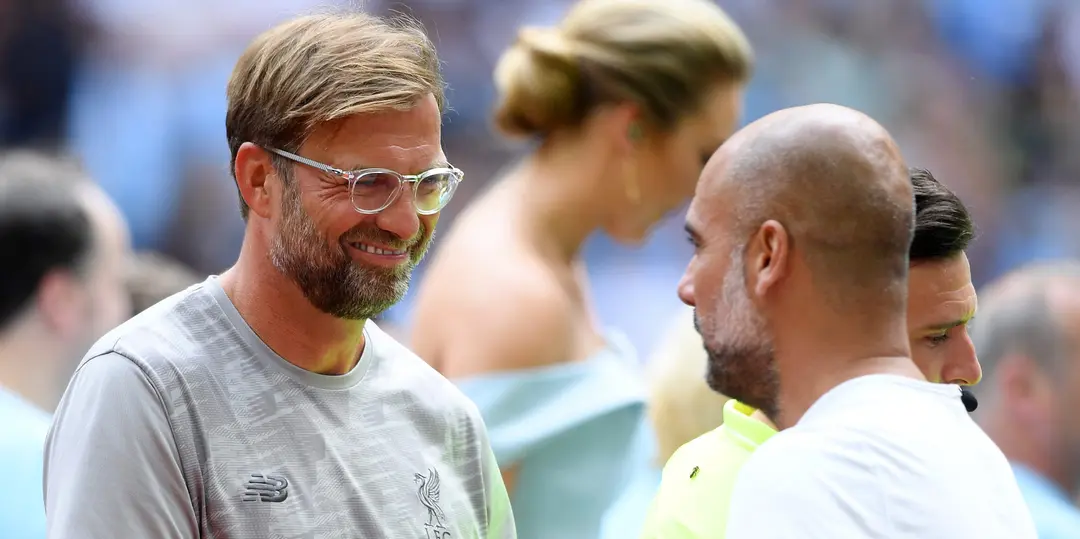 Brilliant video shows Klopp running away from Guardiola