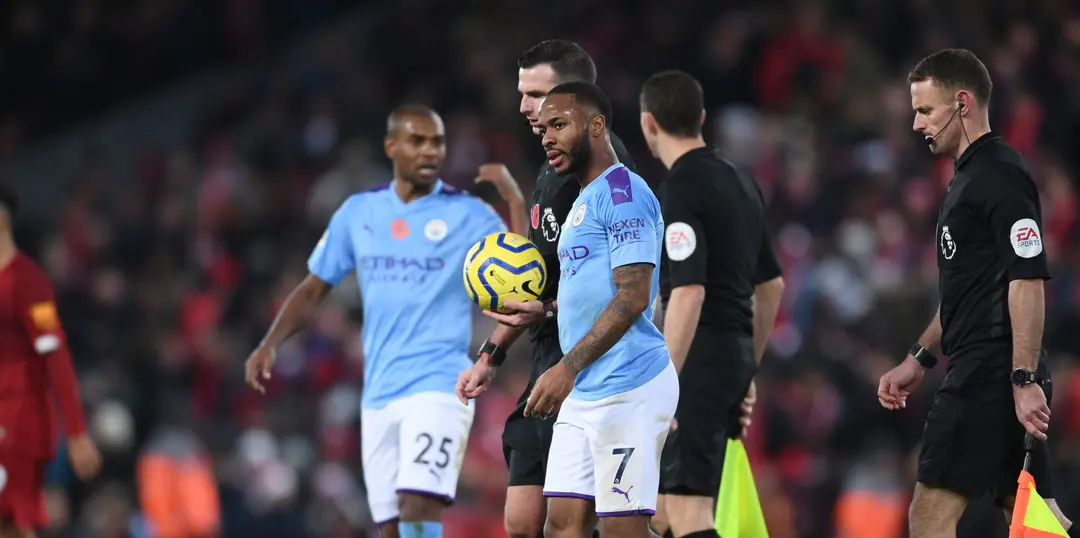 Liverpool fans think Sterling should be banned for tackle on Van Dijk