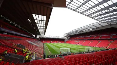 Michael Mulholland Liverpool: Anfield Stadium interior